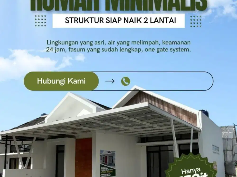 BEBAS PAJAK DAN BIAYA NOTARIS! Rumah dijual di Cluster Hook di Cihanjuang Lembang Parongpong