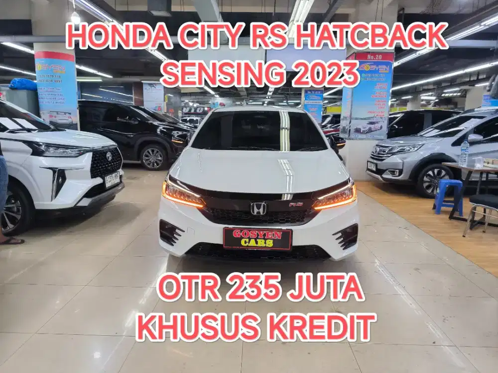 HONDA CITY 1.5 RS HATCBACK SENSING HB 2023 KONDISI ISTIMEWA