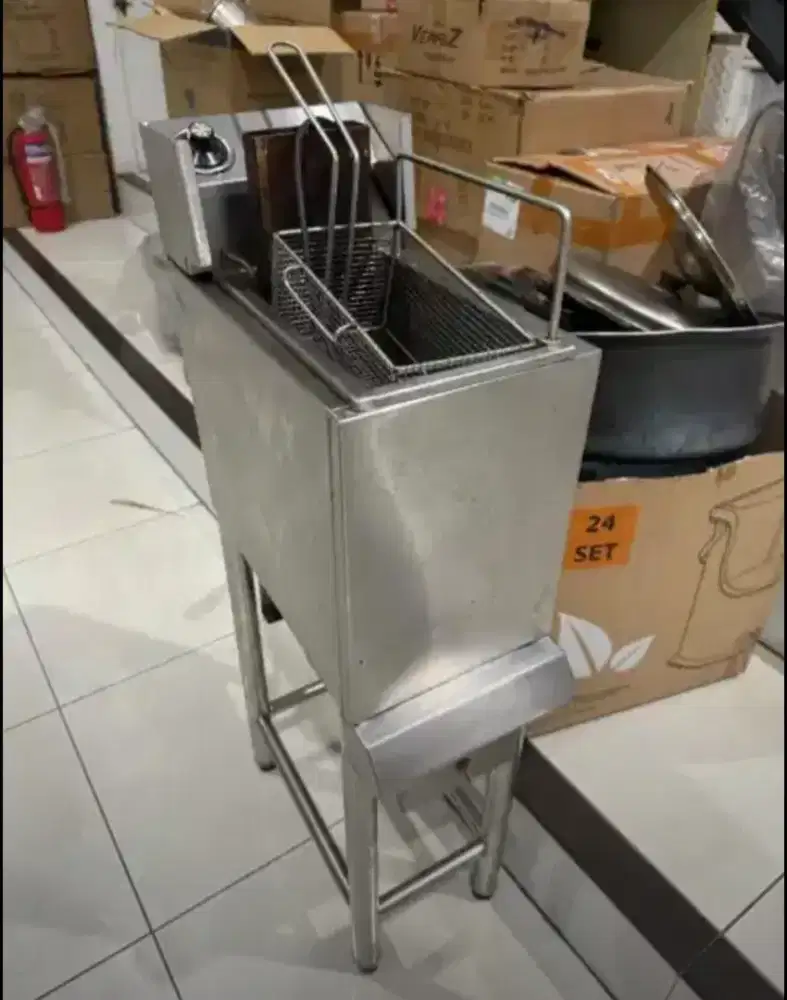 Deep Fryer Gas Custom Murah