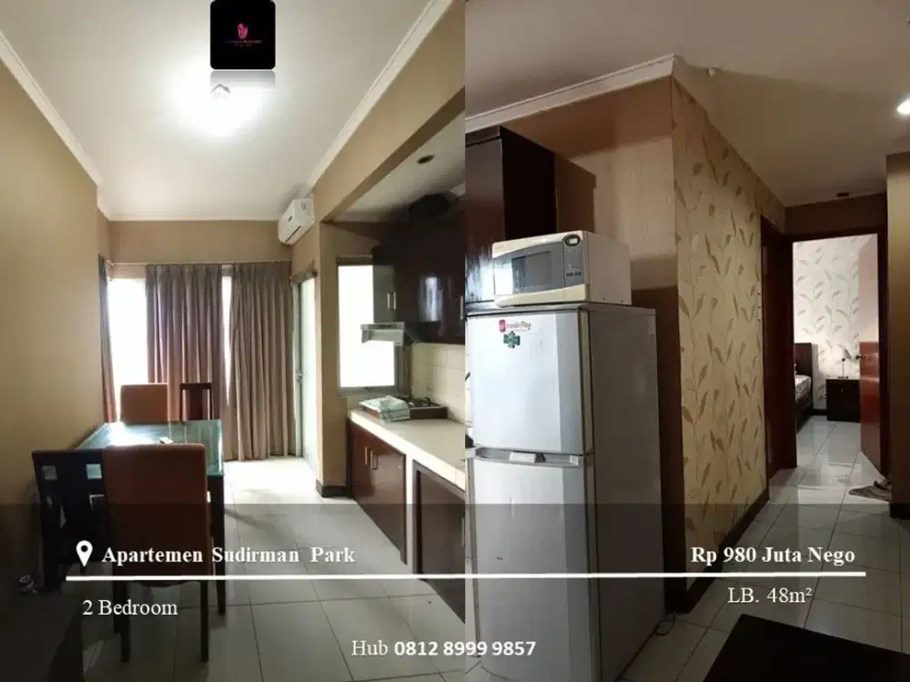 Dijual Apartement Sudirman 2BR Low Floor Full Furnished