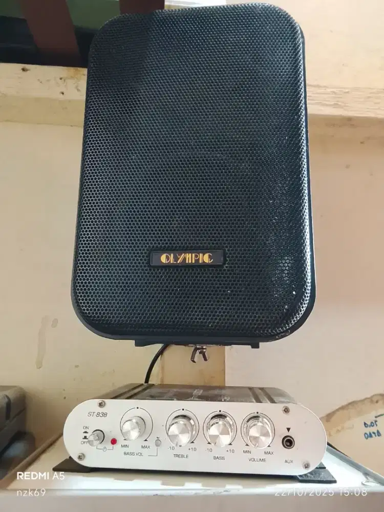 Ampli ST-838 plus speaker woofer 4inch  MURAHH