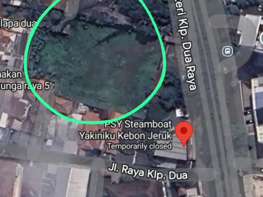 Dijual tanah super premium jalan panjang permata hijau