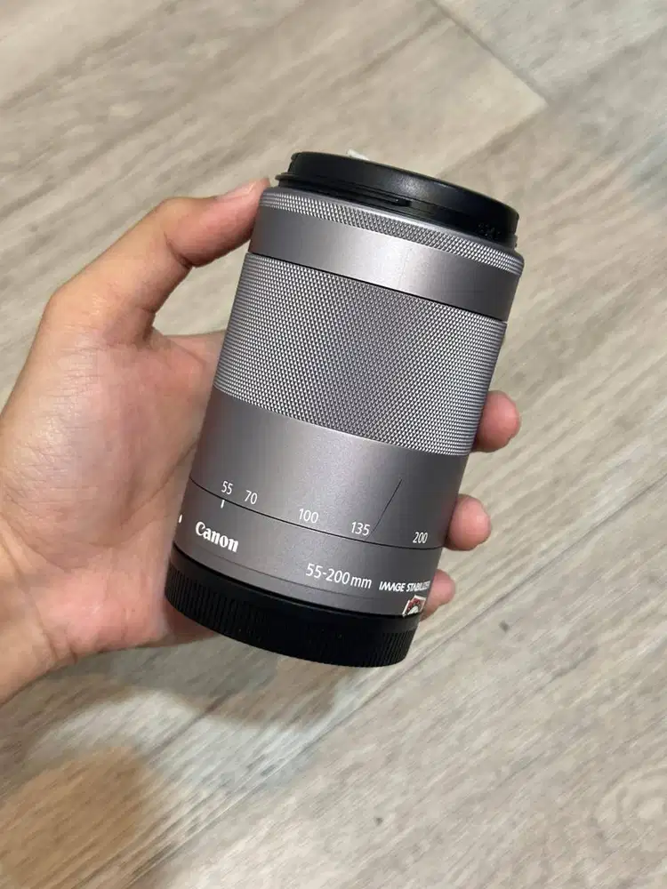 LENSA CANON EF-M 55-200MM F4.5-5.6 IS STM SILVER