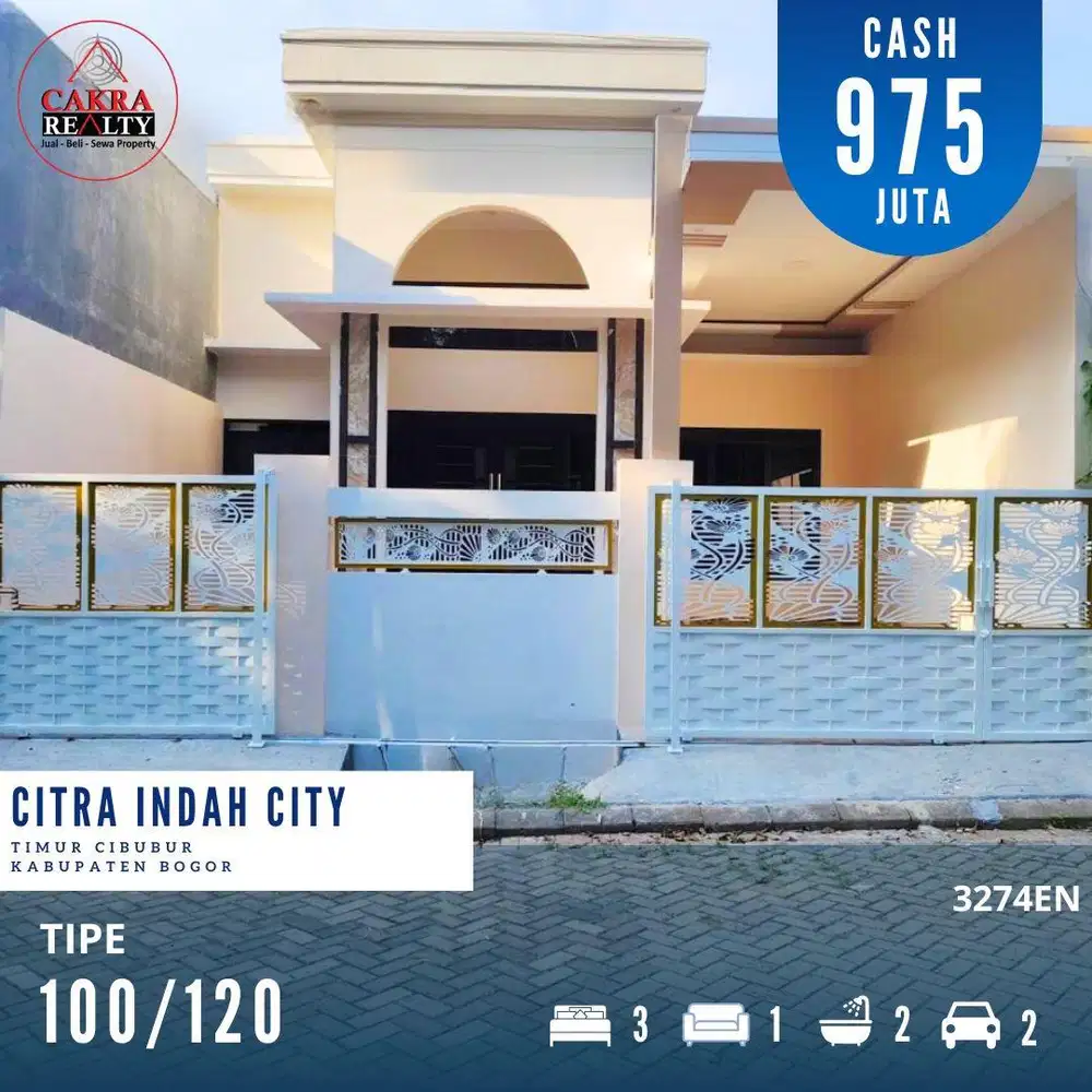 Rumah bagus siap huni di citra indah city