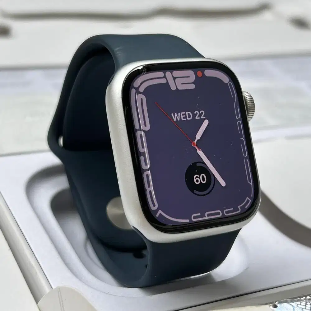 iBox Apple Watch Series 9 41mm BH99% Silver Fullset Original iwatch