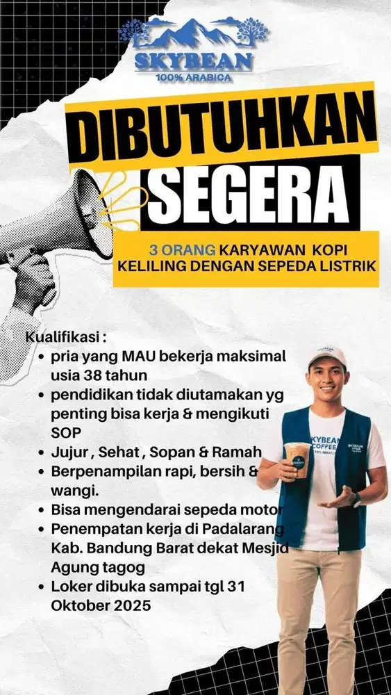 loker karyawan kopi keliling
