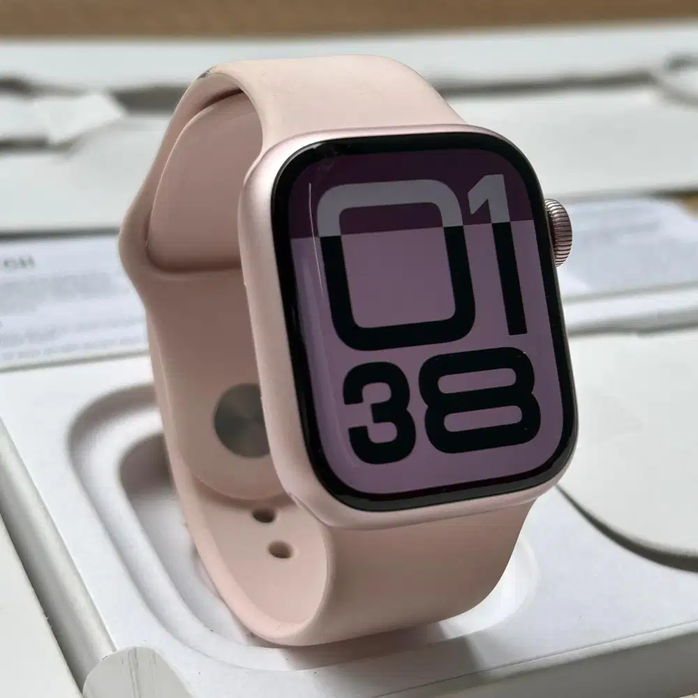 iBox Apple Watch Series 9 41mm Pink BH100% Fullset Original iwatch