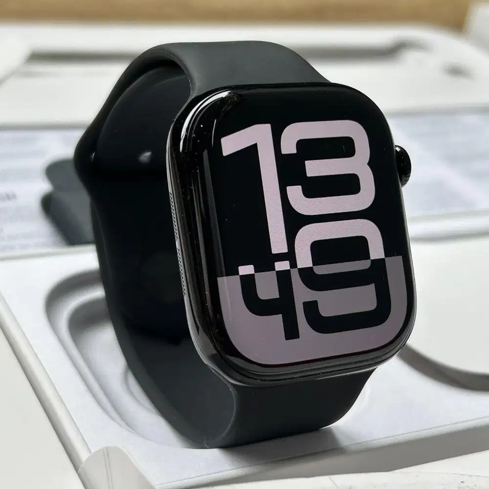 iBox Apple Watch Series 10 46mm Jetblack Agustus Fullset Ori iwatch
