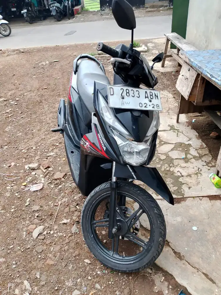 Honda Beat 2018 samsat kodya ss kumplit pajak plat isi