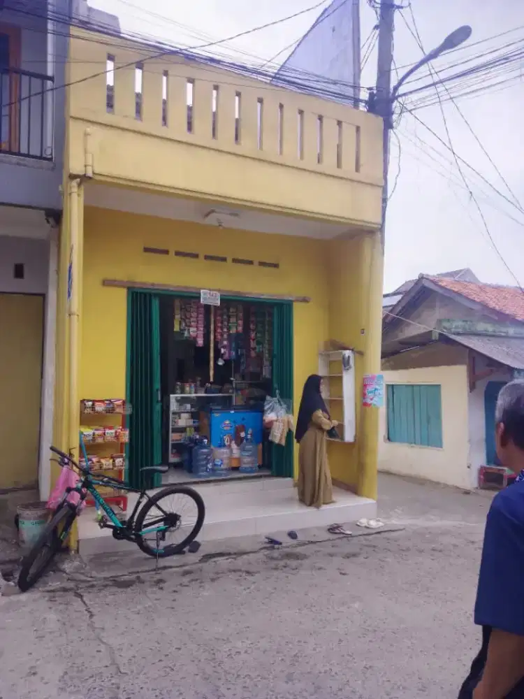 Rumah kios akses mobil di jual cepat