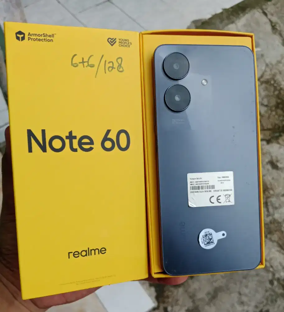 Realme Note 60 ram 6+6/128