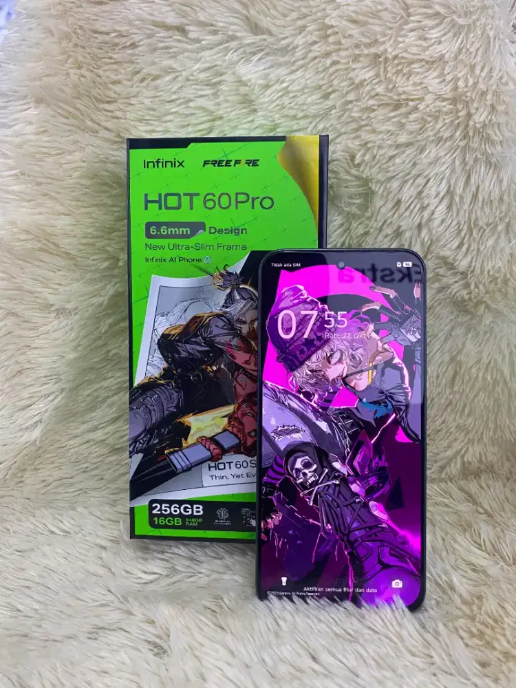 INFINIX HOT 60 Pro 8/256Gb Black garansi september 2026#3Gcom