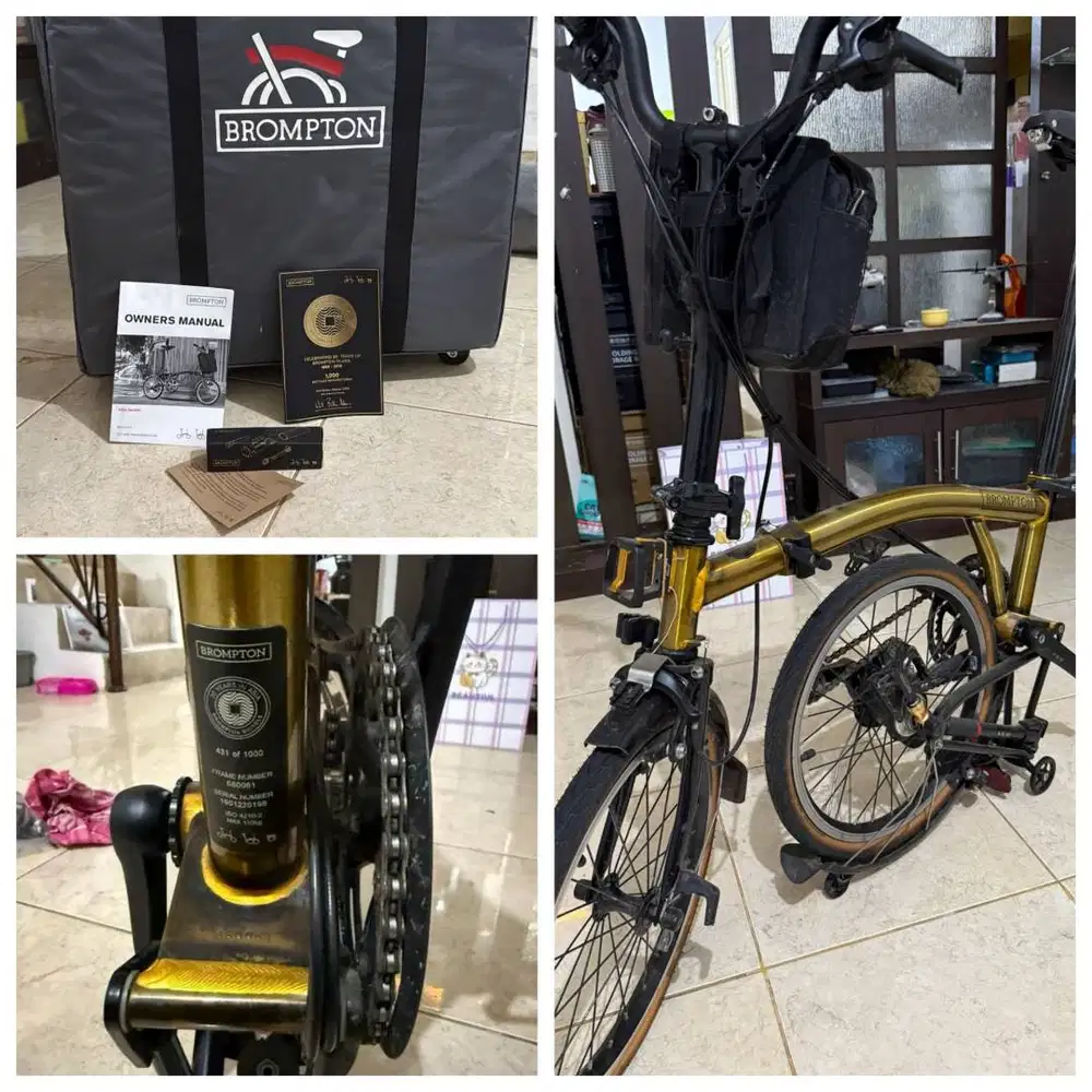 Jual sepeda Brompton 6 speed