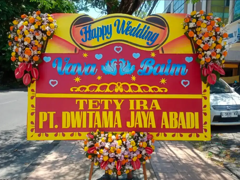 Bunga Papan Wedding & Duka