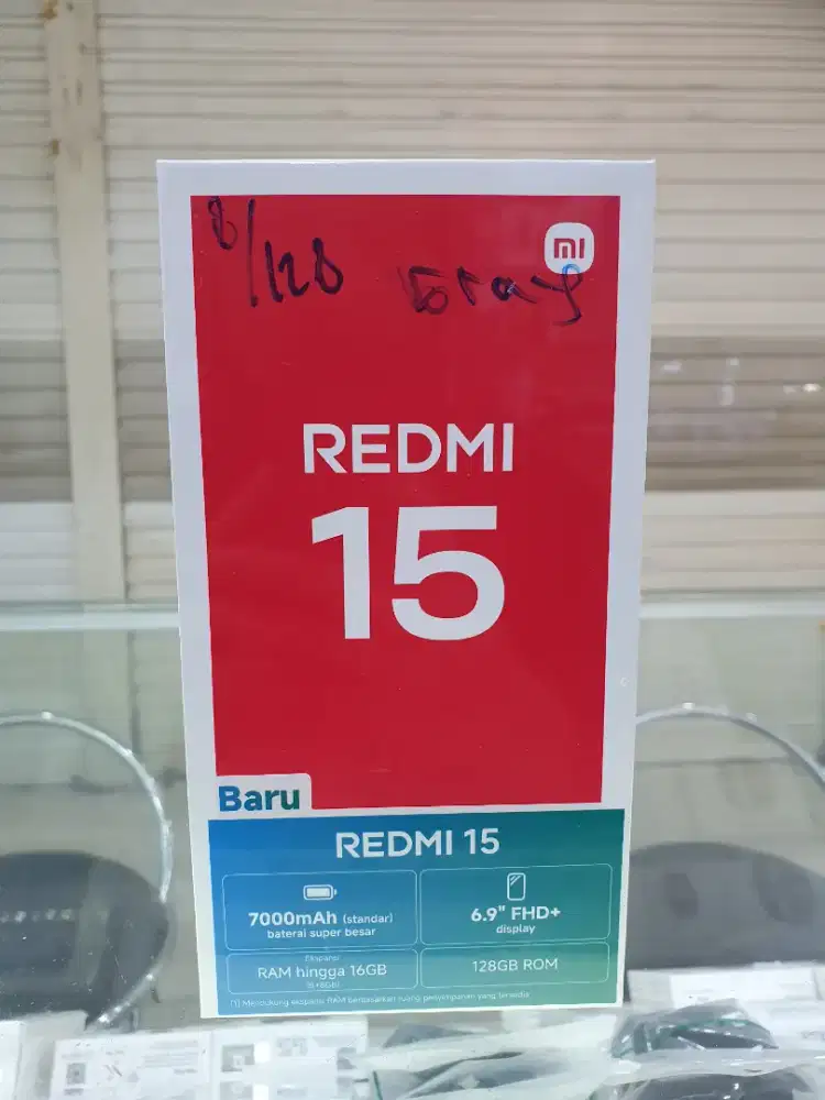 Redmi 15 8/128 33w fast charging