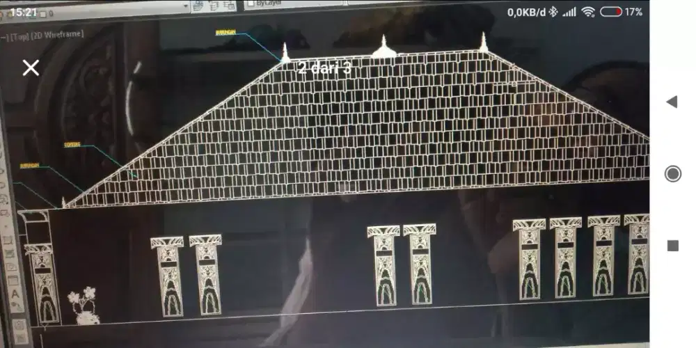 Menerima jasa gambar sketsa tangan menjadi autocad 2d drafter cad