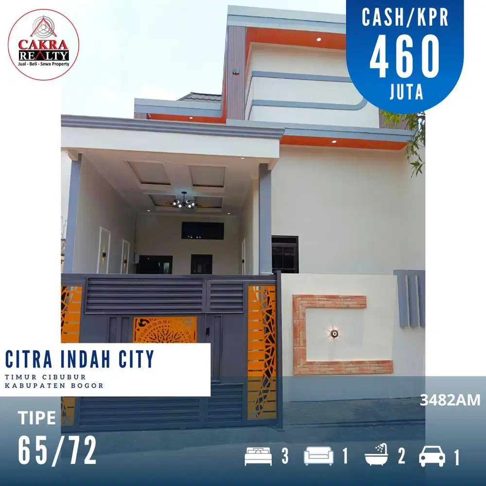 Rumah minimalis siap huni di citra indah city