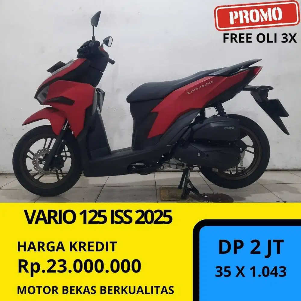 Honda Vario 125 Keyless 2025 Merah Doff motor JOssss