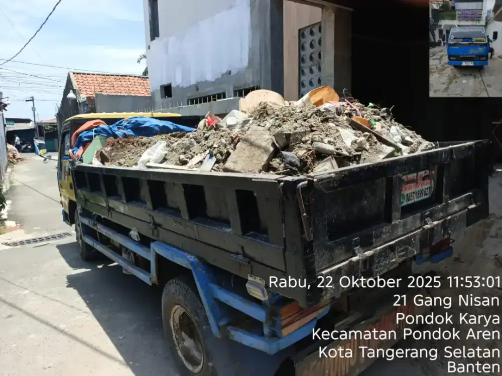 Jasa buang puing dan angkut tanah