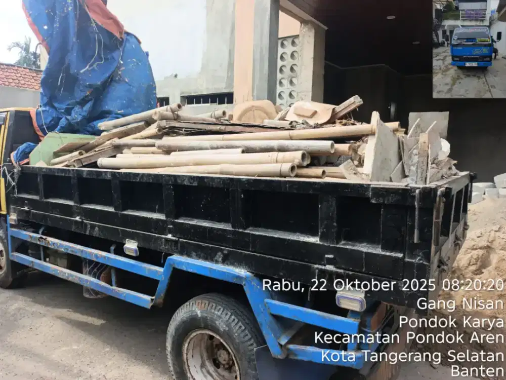 Jasa angkut puing dan buang sampah