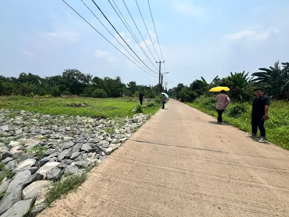 Harga 100Jt-an Tanah Cisauk Dekat Tol Legok, Pas Untuk Hunian