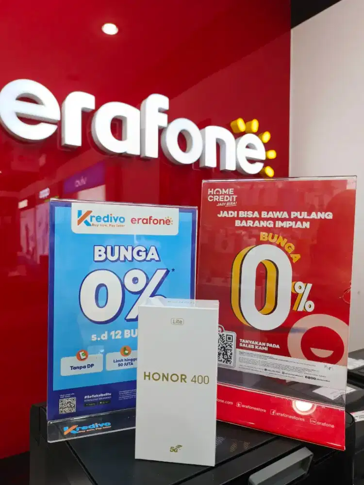 Promo bisa kredit Honor 40lite 5G ram 8/256gb
