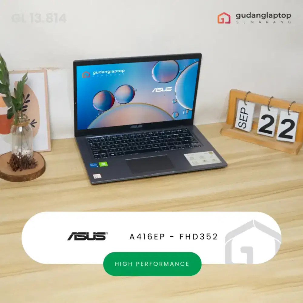 ASUS A416EP - FHD352
INTEL Core i3 - 1115G4 4/512 Nvidia MX330