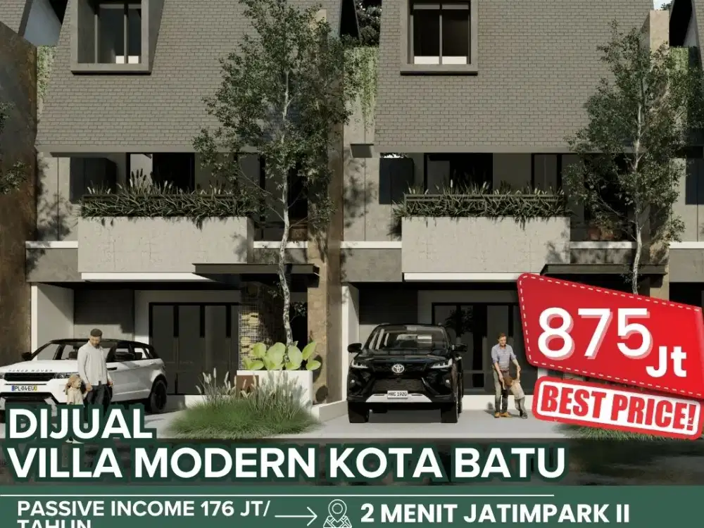 Tanah cocok untuk bangun villa 2 menit jatimpark 2 kota batu