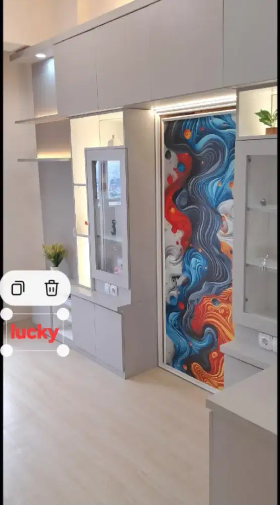 baru renove apartemen sunter park view furnish lt parkit dapur granit