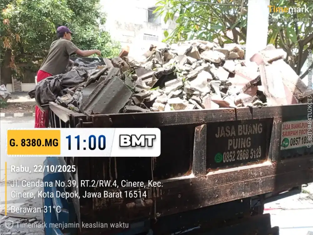 Jasa angkut puing dan buang sampah