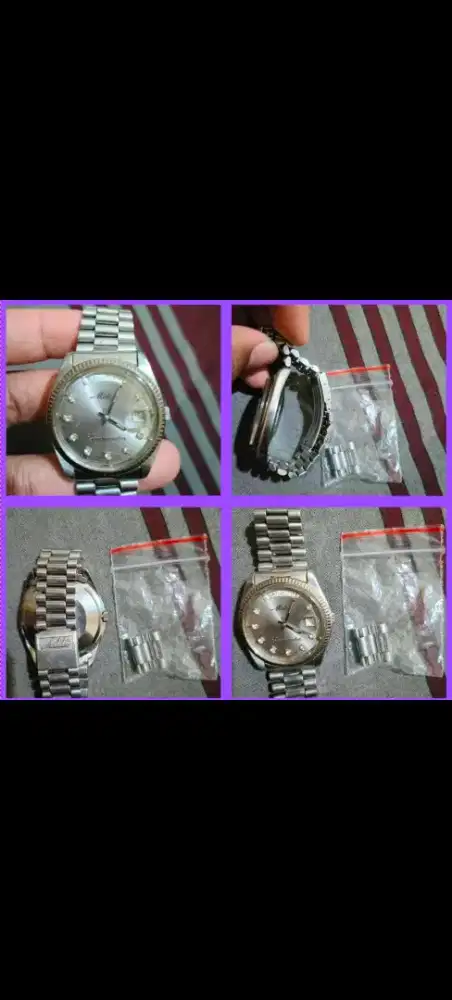 Jam Tangan MIDO COMMANDER President silver classic