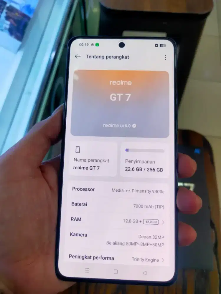 REALME GT 7 12/256 LIKE NEW BNOB
FULLSET