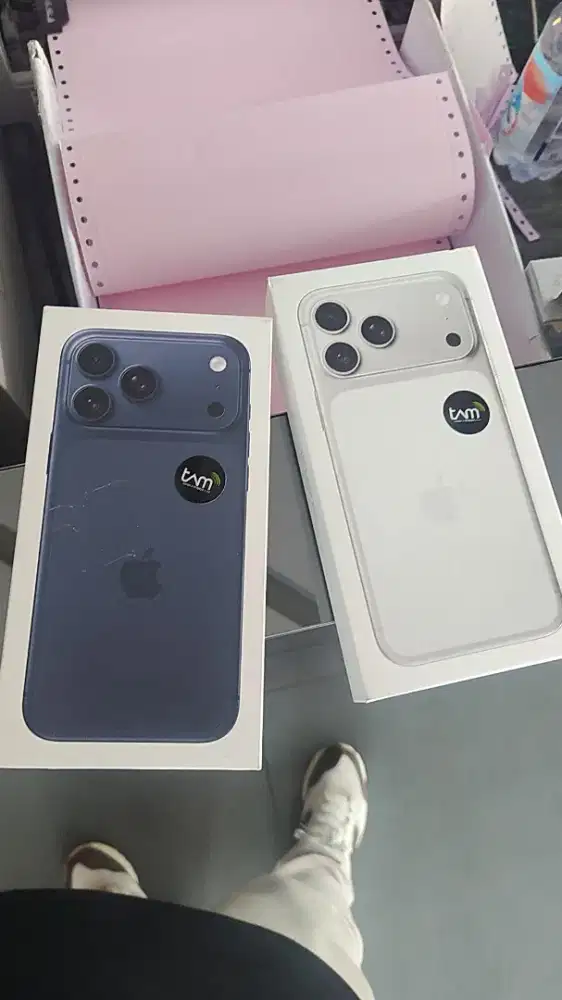 iPhone 17 Promax 256gb & 512gb New! Silver & Blue Segel! Resmi TAM!