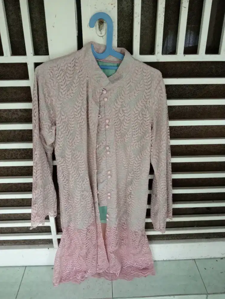 Baju Brukat kerah Shanghai tunik kutu baru