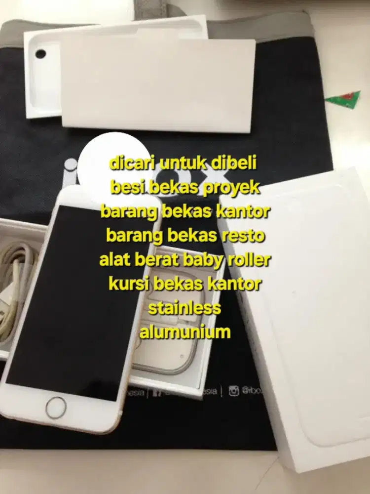 Saya mencari barang bekas proyek dan kantor