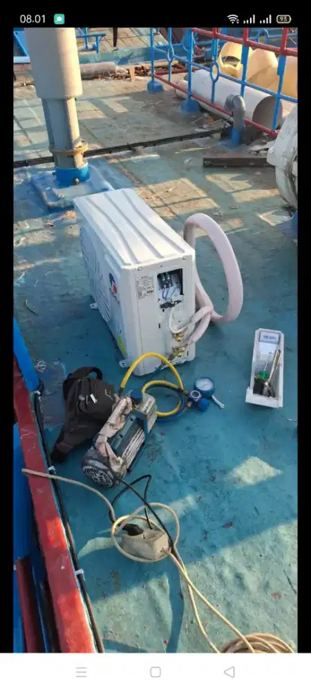 Jasa servis AC kulkas mesin cuci kompa air dll