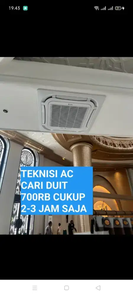 Jasa servis AC kulkas mesin cuci kompa air dll