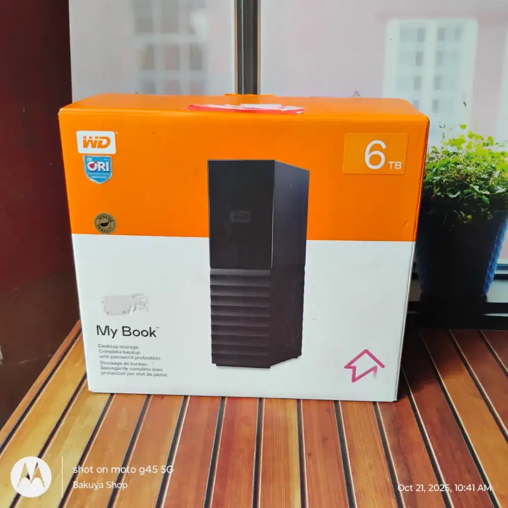 HDD Hardisk Harddisk External WD My Book 6TB Second Normal Siap Pakai