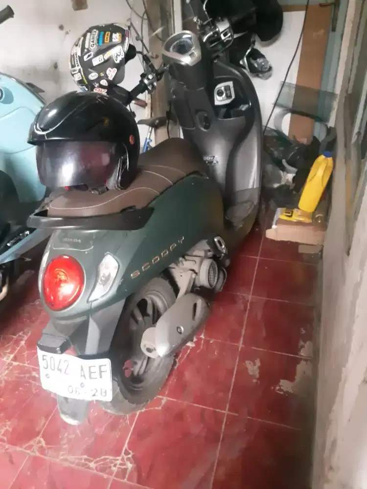 honda scoopy prestige tahun 2023 km rendah 7000 an jarang pakai