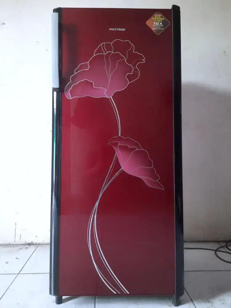 kulkas POLYTRON BELEZZA 1 PINTU KACA