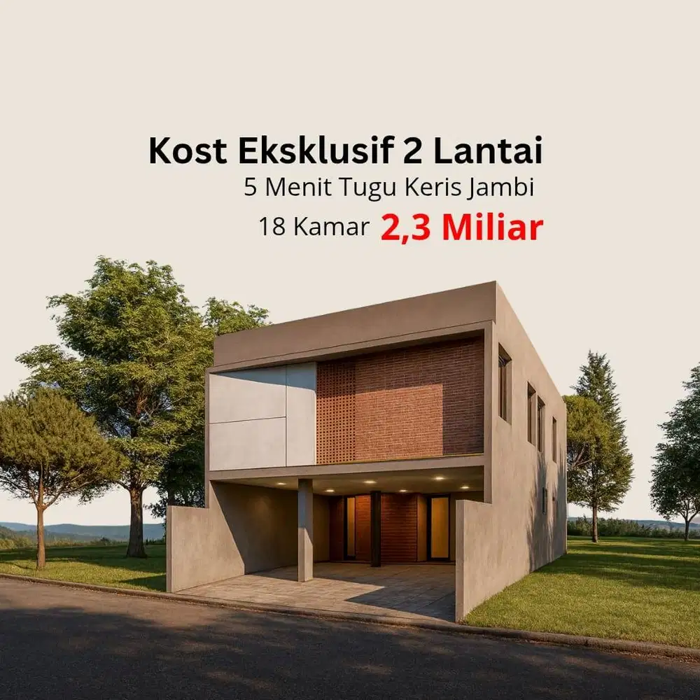 Jual Kost Eksklusif Kota Baru Jambi Siap Bangun