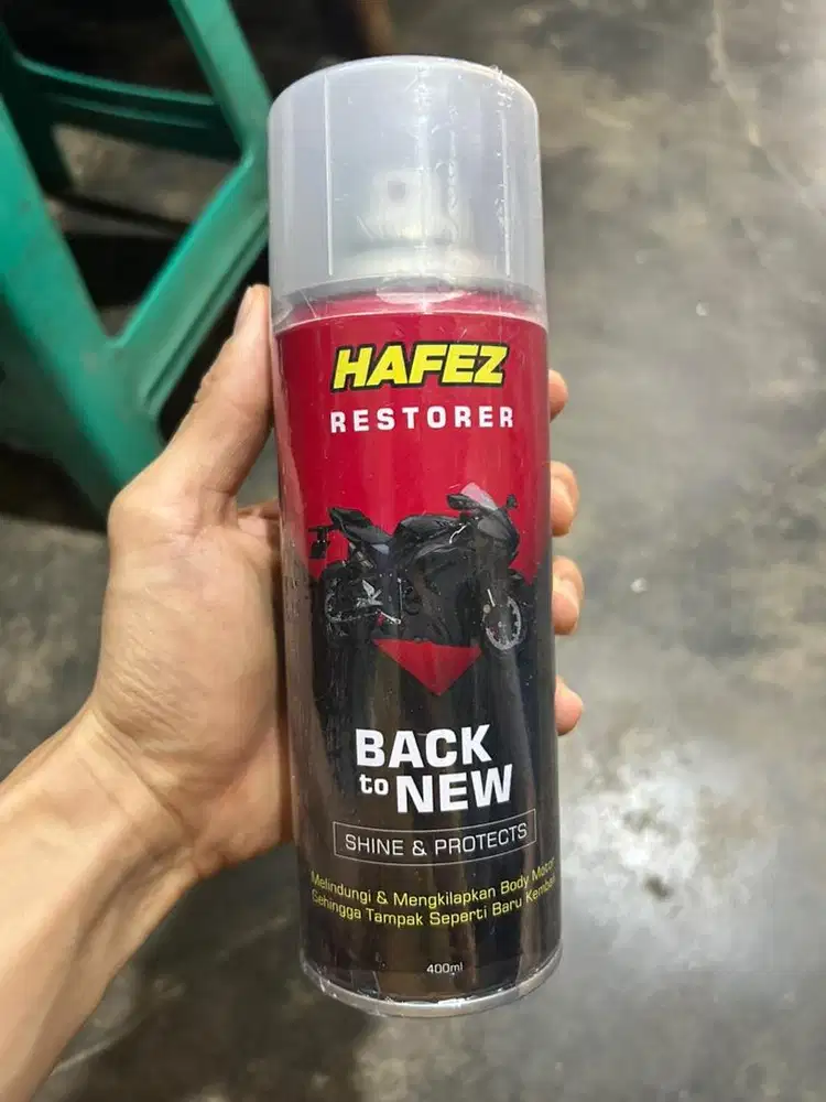 HAFEZ Restorer Pengkilap Penghitam Pelindung Cat Body Motor Mobil Trim