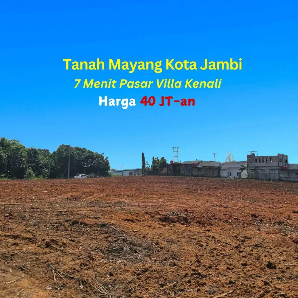 Tanah Murah Mayang Kota Jambi Tepi Jalan As