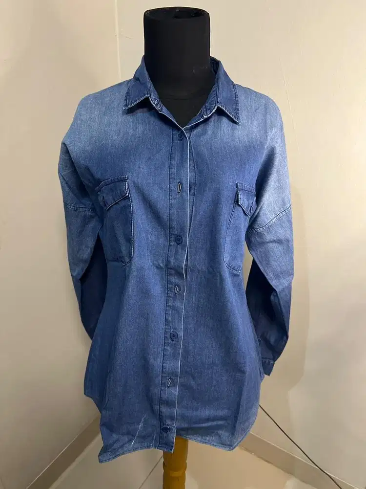 Kemeja Blue Jeans Geulis