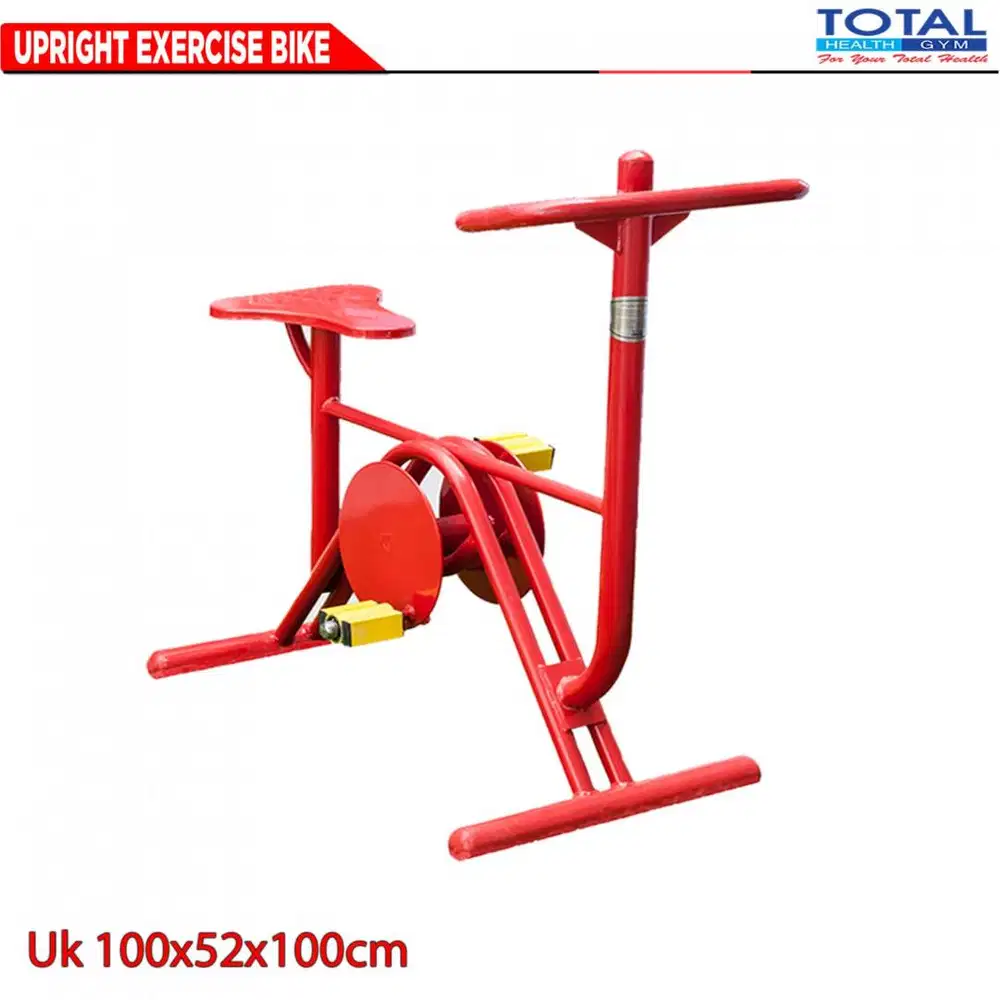 FITNESS OUTDOOR Upright Exercise Bike Gym Luar Ruangan Alat Olahraga