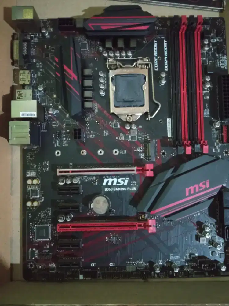 mobo msi b360 gaming plus