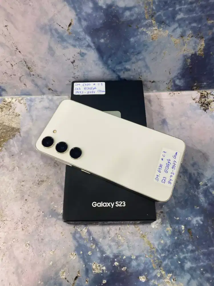 Di jual HP SAMSUNG GALAXY S23 CREAM RAM 8GB ROM 256GB