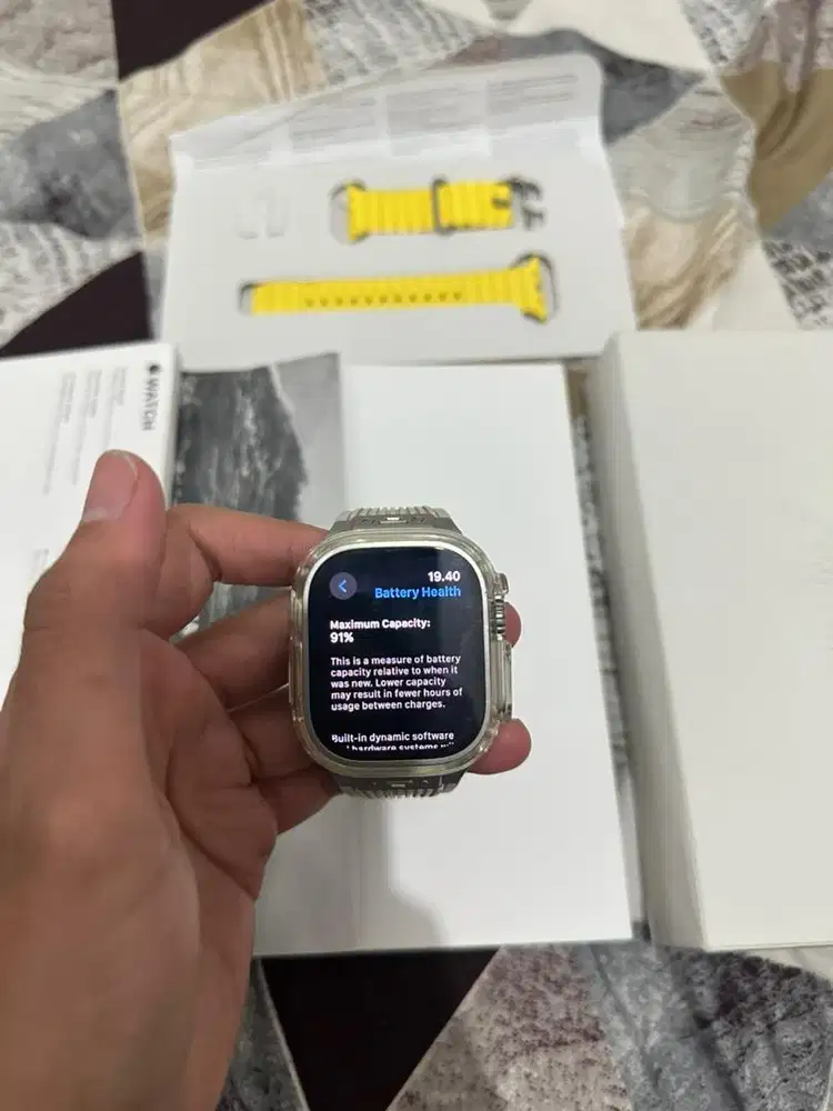 Apple Watch Ultra 1 Fullset Mulus