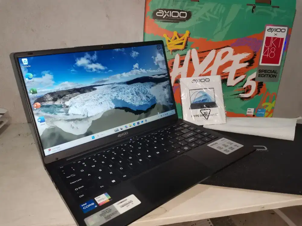 Axioo Hype 5 G12, ram 16gb, garansi resmi, core i5 gen 12, Ssd nvme