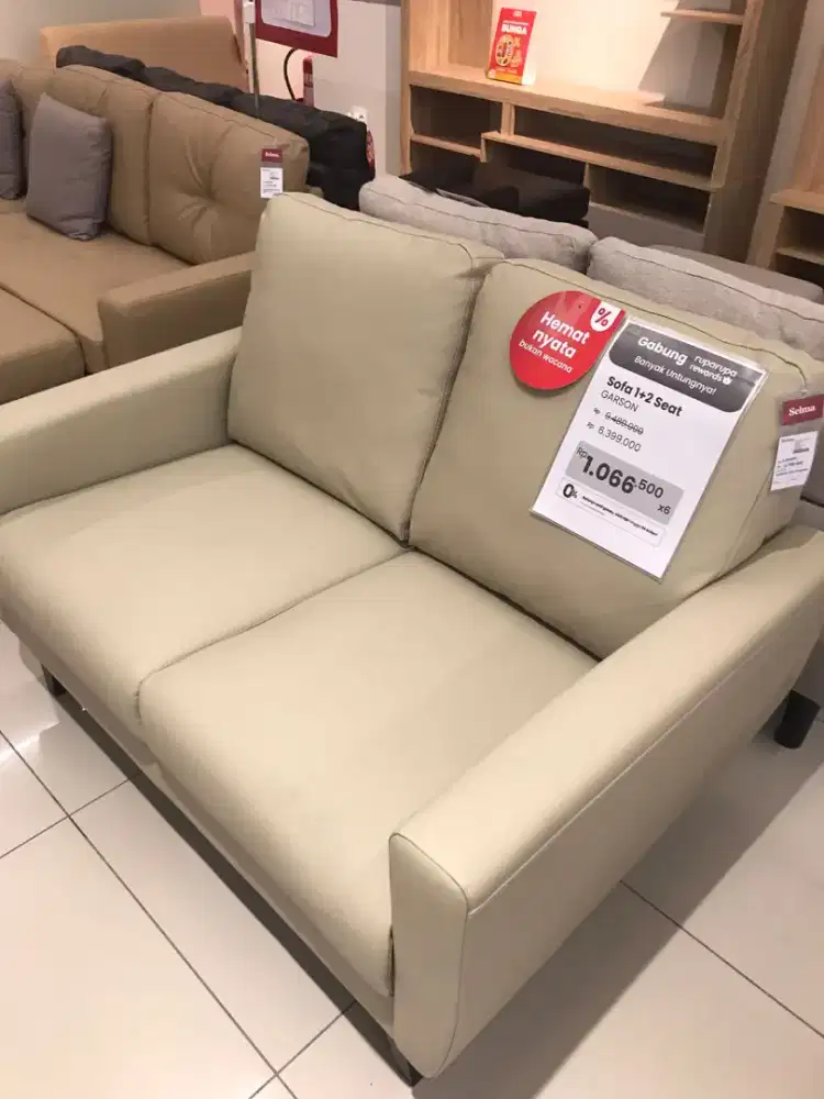 Promo cicilan sofa bunga 0% Gratis 2x Angsuran